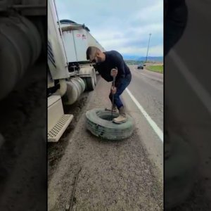 Changing tires ON A SEMI during Blitz Week